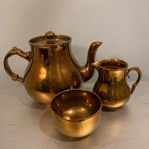 Vintage Burslem & Wade Harvest ware copper luster